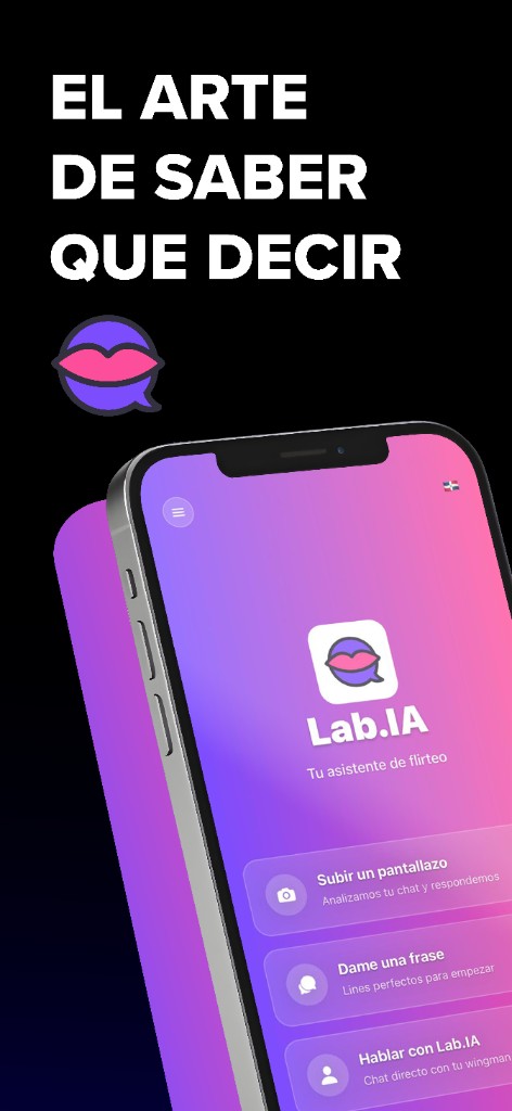 Pantalla de inicio de Lab.IA